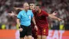 Anthony Taylor was accosted by fans on his way home from the Europa League final in Budapest (Adam Davy/PA)