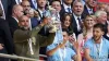 Pep Guardiola (left) has urged Manchester City to cement their greatness by winning the Champions League (Martin Rickett/PA)