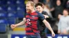 Ross County’s Josh Sims celebrates scoring the winning penalty (Steve Welsh/PA)