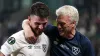 Former West Ham striker Tony Cottee believes the club have some big decisions to make over captain Declan Rice, left, and ma