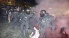 West Ham fans clashed with riot police in Prague on Wednesday night (James Manning/PA)