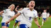 England’s Georgia Stanway celebrates scoring from the spot (Zac Goodwin/PA).