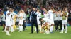 England boss Gareth Southgate consoles defender Harry Maguire after the World Cup semi-final defeat by Croatia (Adam Davy/PA