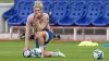 Millie Bright during an England training session at St George’s Park (Martin Rickett/PA)