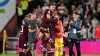 Hearts celebrate their victory over Rosenborg (Jane Barlow/PA)