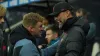 Newcastle head coach Eddie Howe (left) is still haunted by last season’s clashes with Liverpool counterpart Jurgen Klopp (Ow