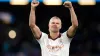 Manchester City’s Erling Haaland celebrates the win over Burnley (Mike Egerton/PA).