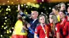 Spanish football federation president Luis Rubiales following the FIFA Women’s World Cup final (Isabel Infantes/PA)