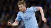 Kevin De Bruyne returned from a hamstring injury at the Community Shield. (Richard Sellers/PA)