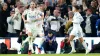 Luke Ayling, left, celebrates his equaliser (Danny Lawson/PA)