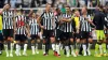 Newcastle celebrate victory against Aston Villa (Owen Humphreys/PA)