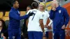 Lauren James was sent off but England progressed on penalties (Isabel Infantes/PA)