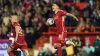 Bojan Miovski was on the scoresheet for Aberdeen (Andrew Milligan/PA)