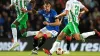 Borna Barisic (centre) controls the ball against Real Betis (Andrew Milligan/PA)