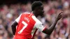 Bukayo Saka is a doubt for Arsenal’s trip to Bournemouth (Nick Potts//PA)