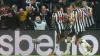 Callum Wilson, left, celebrates after scoring Newcastle’s winner (Owen Humphreys/PA)