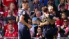 Charlie Austin, right, scored Swindon’s early opener (Jacob King/PA)