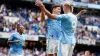 Erling Haaland and Julian Alvarez struck for City (Martin Rickett/PA)