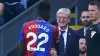 Crystal Palace’s Odsonne Edouard (left) is congratulated by manager Roy Hodgson (Adam Davy/PA)