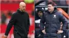 Erik ten Hag, left, and Mauricio Pochettino’s sides have struggled early this season (Martin Rickett/Steven Paston/PA)