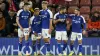 Omari Hutchinson (second left) scored the only goal for Ipswich (Andrew Matthews/PA)_