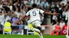 Real Madrid’s Jude Bellingham celebrates his late winner against Getafe (Jose Breton/AP/PA)