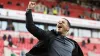 Hull manager Liam Rosenior celebrates victory at Stoke (Richard Sellers/PA)