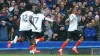 Carlton Morris (right) celebrates scoring Luton’s second goal (Peter Byrne/PA)