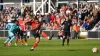 Carlton Morris scores the goal that earned Luton their first Premier League point (Joe Giddens/PA)