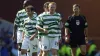 Celtic’s Neil Lennon, centre, was restrained by his team-mates after being sent off by referee Stuart Dougal in the 2005 Old