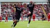 Stevenage’s Charlie McNeill celebrates scoring his side’s first goal (Rhianna Chadwick/PA)