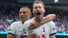 Richarlison, left, and Dejan Kulusevski were Tottenham’s heroes in stoppage time (Jonathan Brady/PA)