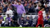 Jurgen Klopp gestures on the touchline during Tottenham’s 2-1 win over Liverpool (John Walton/PA)