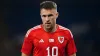 Wales captain Aaron Ramsey will miss the crunch Euro 2024 qualifier with Croatia because of a knee injury (Zac Goodwin/PA)