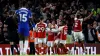 Leandro Trossard levelled for Arsenal with six minutes to go at Stamford Bridge (Nigel French/PA)