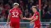 Charlie Austin (left) thought his 50th goal for Swindon had secured a win at Salford, but Liam Humbles levelled in stoppage 