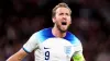 Harry Kane celebrates scoring England’s third (John Walton/PA)