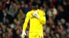 Manchester United goalkeeper Andre Onana looks dejected after the final whistle (Martin Rickett/PA)