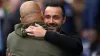 Pep Guardiola has been highly impressed by Roberto De Zerbi (Nick Potts/PA)