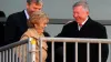 Lady Cathy Ferguson, front left, talked her husband Sir Alex out of retirement in 2002 (Martin Rickett/PA)