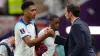 England’s Jude Bellingham with manager Gareth Southgate (Nick Potts/PA)