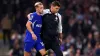 Mykhailo Mudryk, left, scored as Mauricio Pochettino’s Chelsea beat Fulham (John Walton/PA)