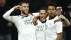 Max Bird, left, celebrates his first goal (Nigel French/PA)