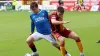 Max Johnston (right, in Motherwell kit) has been called up for Scotland (Robert Perry/PA)