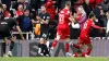 Middlesbrough’s Morgan Rogers (right) celebrates his winner (Will Matthews/PA)