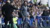 New Sheffield Wednesday manager Danny Rohl bark orders from the touchline during the 2-0 derby win over Rotherham (Will Matt