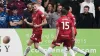 Rob Street celebrates scoring for Cheltenham (Robbie Stephenson/PA)