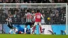 Anthony Gordon scored a controversial winner for Newcastle against Arsenal (Owen Humphreys/PA)
