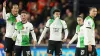 Liverpool’s Luis Diaz (centre) celebrates scoring the equaliser against Luton (Zac Goodwin/PA).