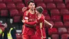 Aberdeen’s Bojan Miovski celebrates scoring against Hibernian (Jane Barlow/PA)